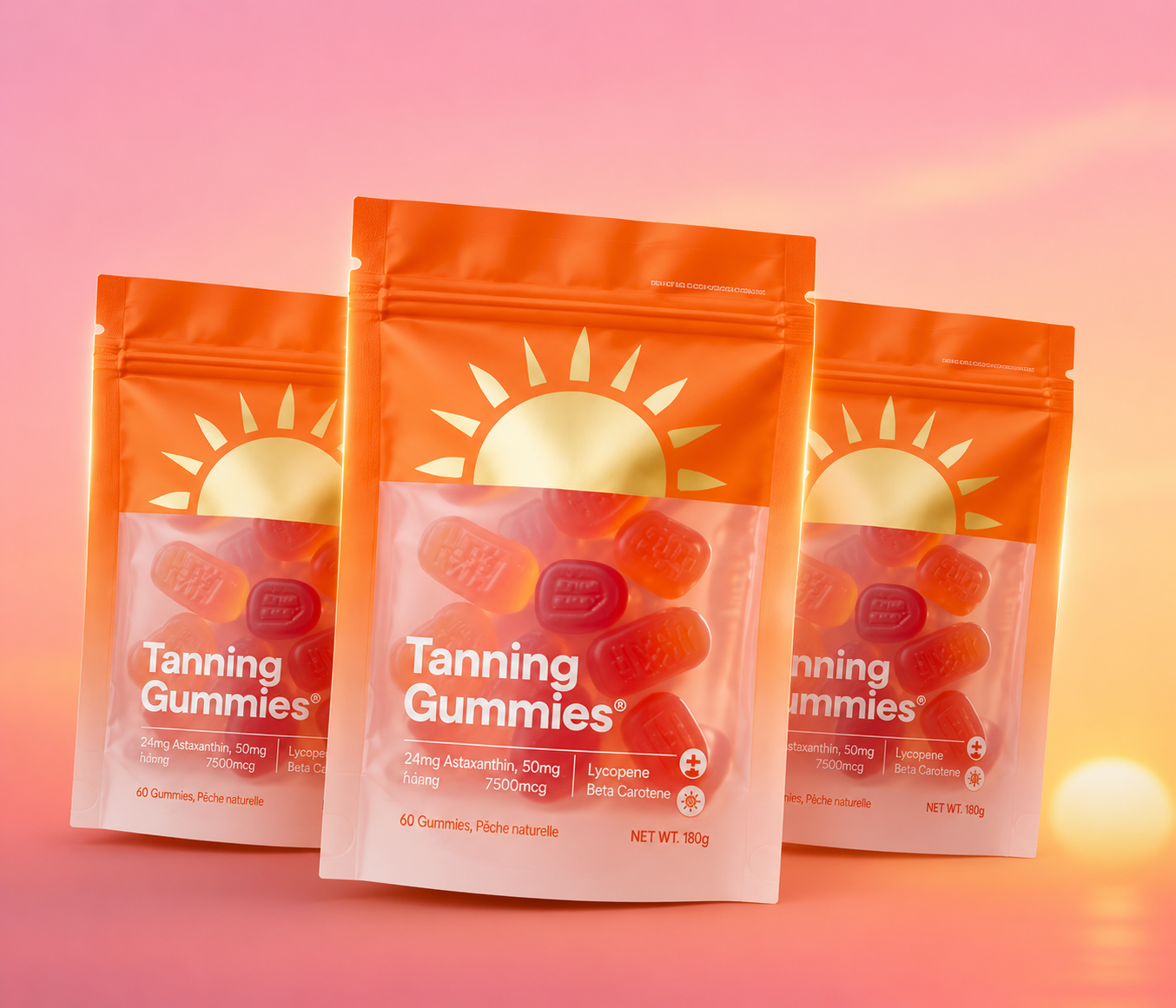 The Daily Skin Glow System - Astaxanthin Gummies