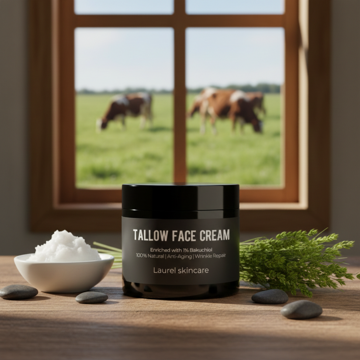 Laurel Beef Tallow + 1% Bakuchiol